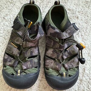 Keen Kids Green and Black Outdoor Sandals